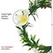 7" White Mini Spring Wreath Unlit Floral and Foliage Door or Wall Accent